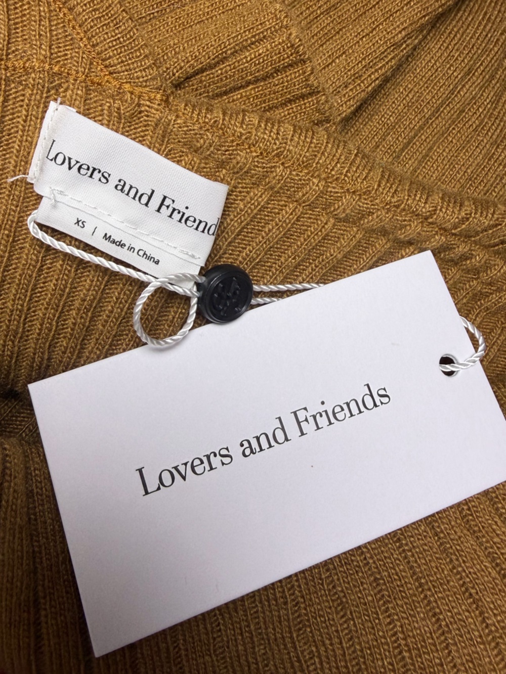 NWT Lovers and Friends Booker Sweater in Camel - Picture 5 of 9